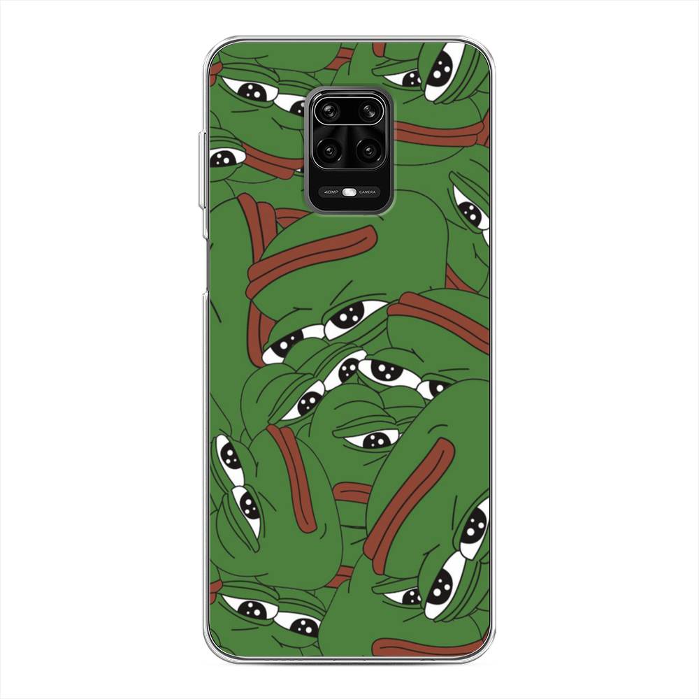 

Чехол Awog на Xiaomi Redmi Note 9S/Note 9 Pro "Печальный frog", Разноцветный, 37950-9