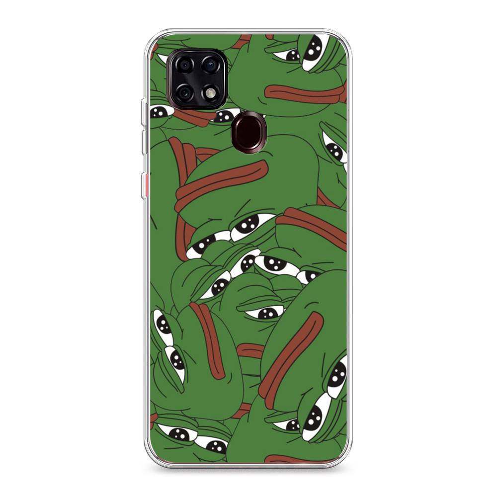 

Чехол Awog на ZTE Blade 20 Smart / ЗТЕ Блэйд 20 Smart "Печальный frog", Разноцветный, 133550-9
