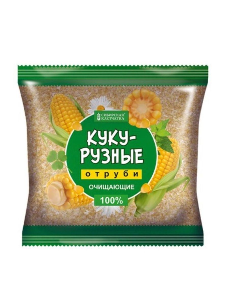 Отруби Сибирская клетчатка кукурузные очищающие 180 г