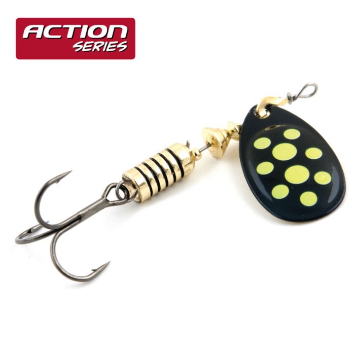 

Блесна вращающаяся Akara Action Series Aglia 3, цвет A 7, 7 гр., Черный