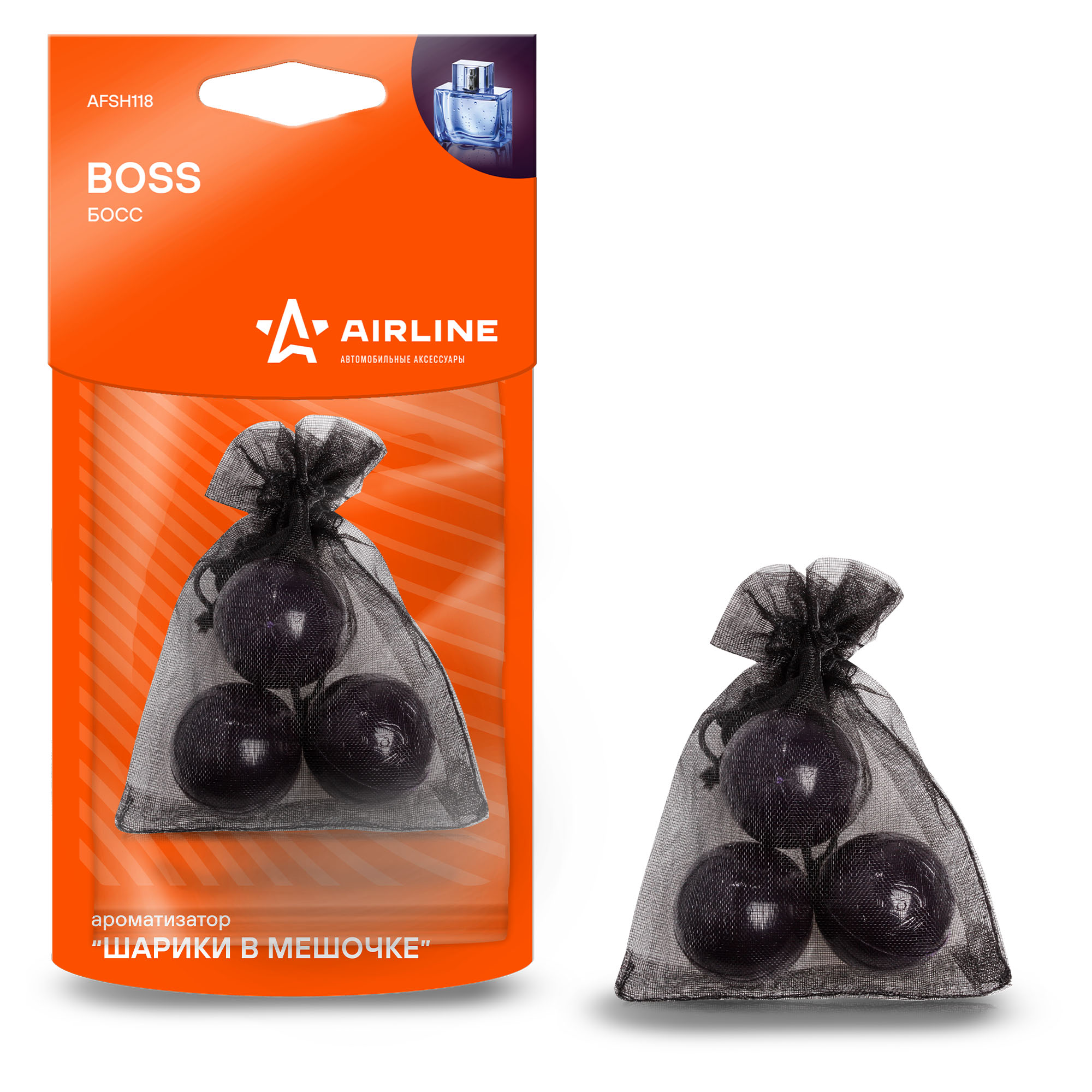 

Ароматизатор в машину Airline AFSH118 boss, Черный