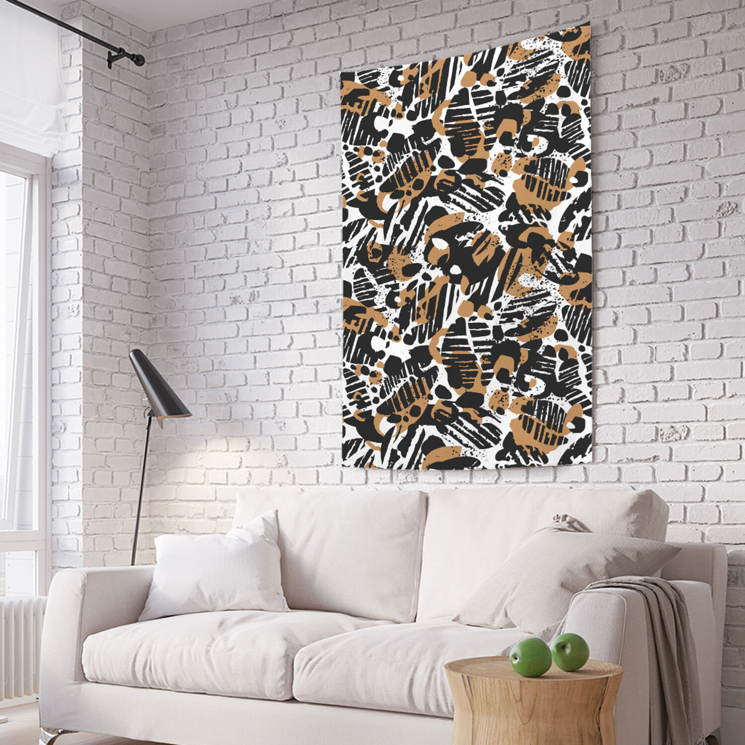 

Вертикальное фотопанно на стену JoyArty JoyArty "Следы и отпечатки", из ткани, 150х200 см, Следы и отпечатки