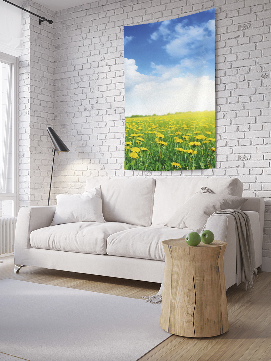 

Вертикальное фотопанно на стену JoyArty Одуванчики 150x200 см, Одуванчики