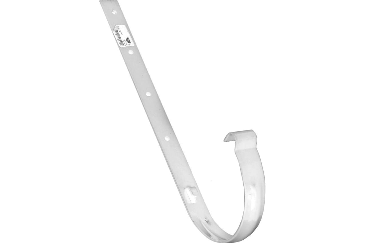 Кронштейн желоба  металл белый 210мм