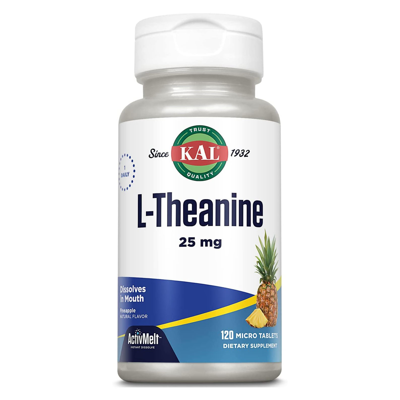 KAL L-Theanine ActivMelt 120 ct 25 mg