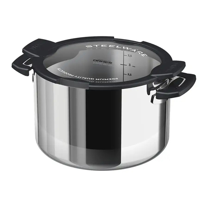 

VITAX Кастрюля с крышкой Vitax VX-3802 4.0 л, Серебристый