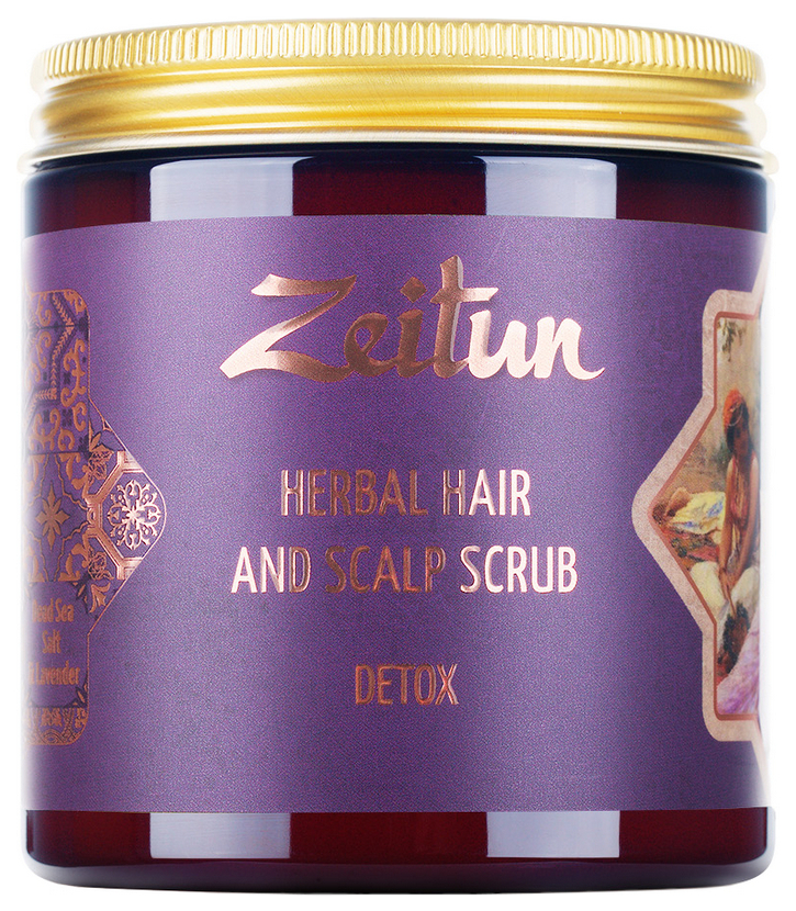 фото Скраб для кожи головы zeitun herbal hair and scalp scrub 250 мл