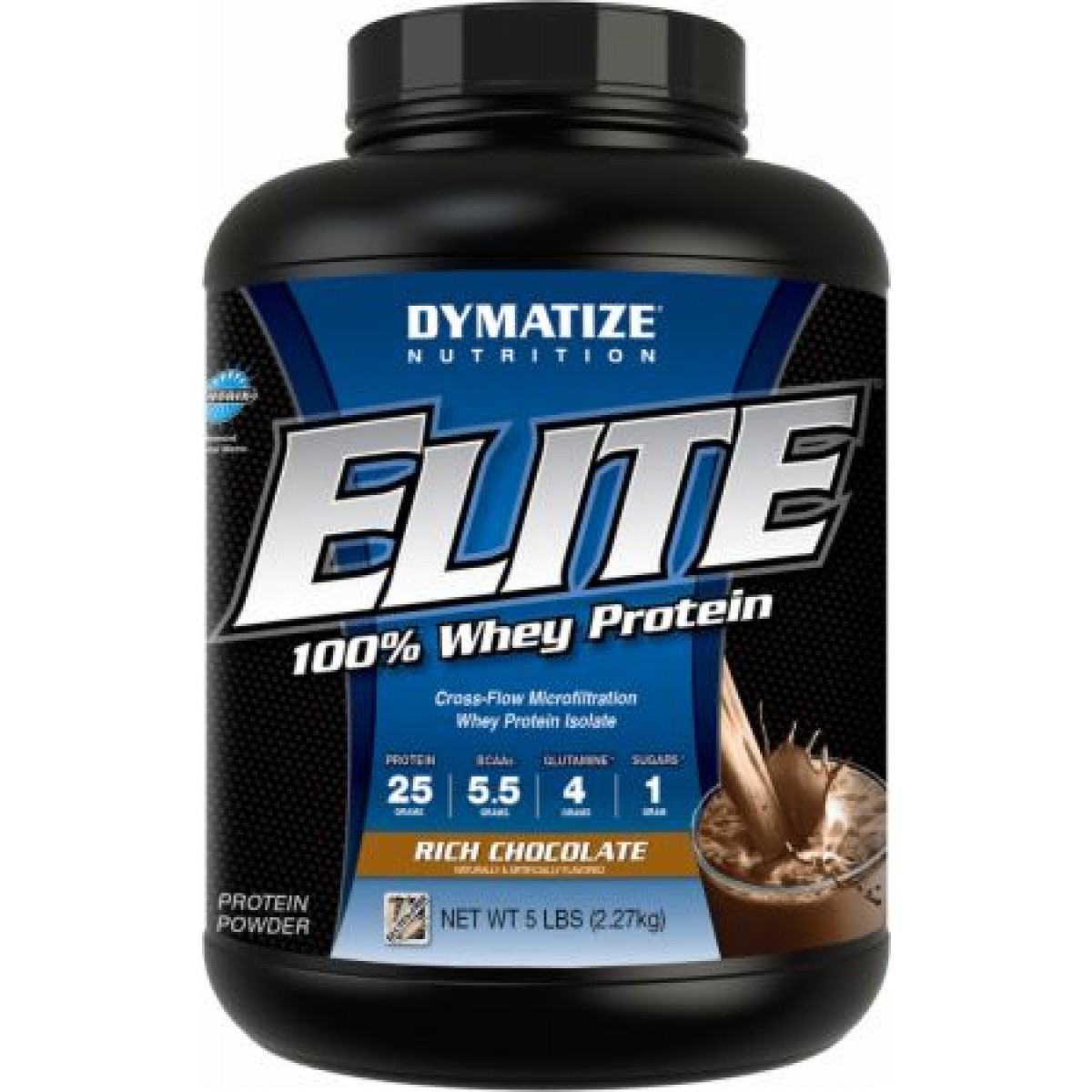 фото Протеин dymatize nutrition elite whey protein, 2275 г, rich chocolate