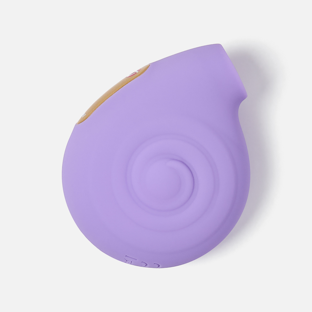 Стимулятор вакуумный с вибрацией Nomi Tang Little Snail, лавандовый