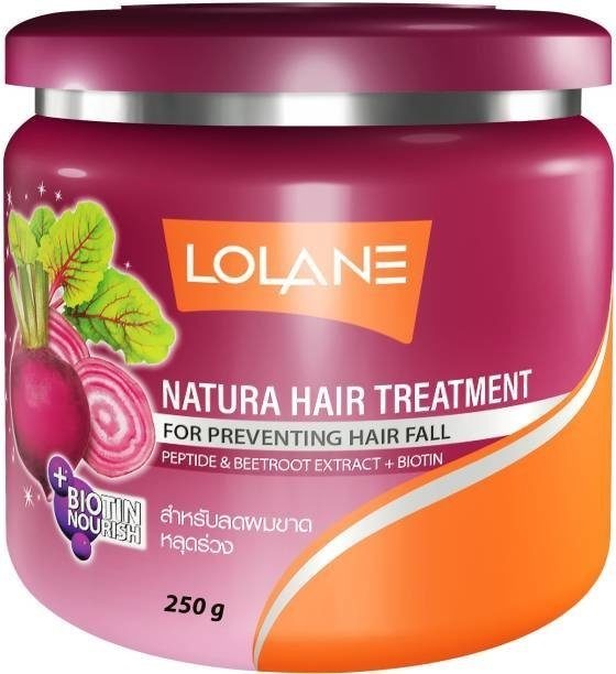 фото Маска против выпадения волос lolane natural hair treatment с экстрактом свеклы, 250г