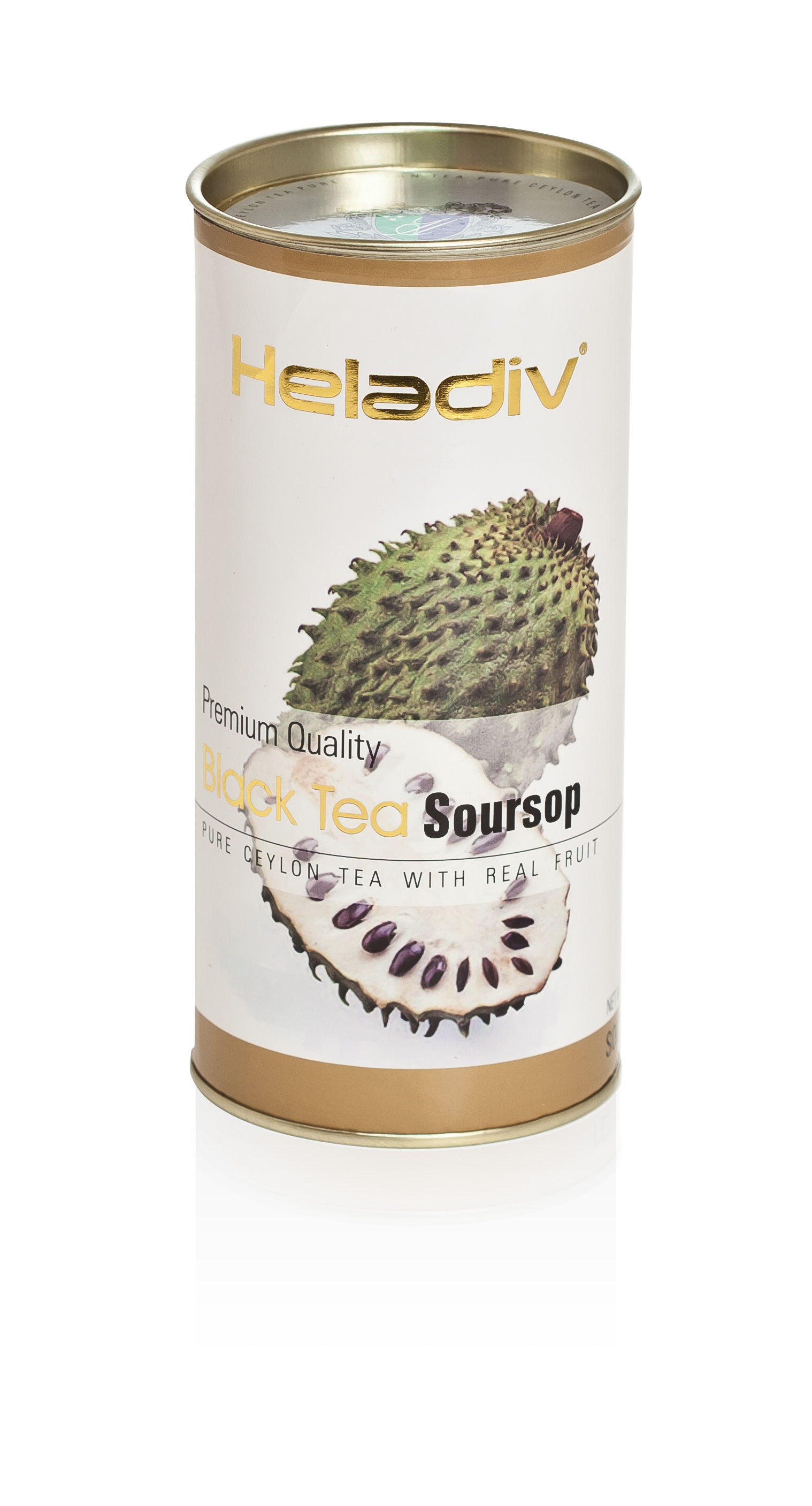 Чай Heladiv черный листовой BLACK SOURSOP черный с соу-сэпом в тубе 100 г 619₽