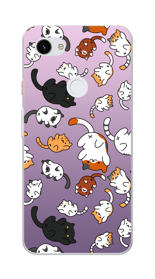 

Чехол Awog на Google Pixel 3A XL "Котопад", Разноцветный, 270450-7