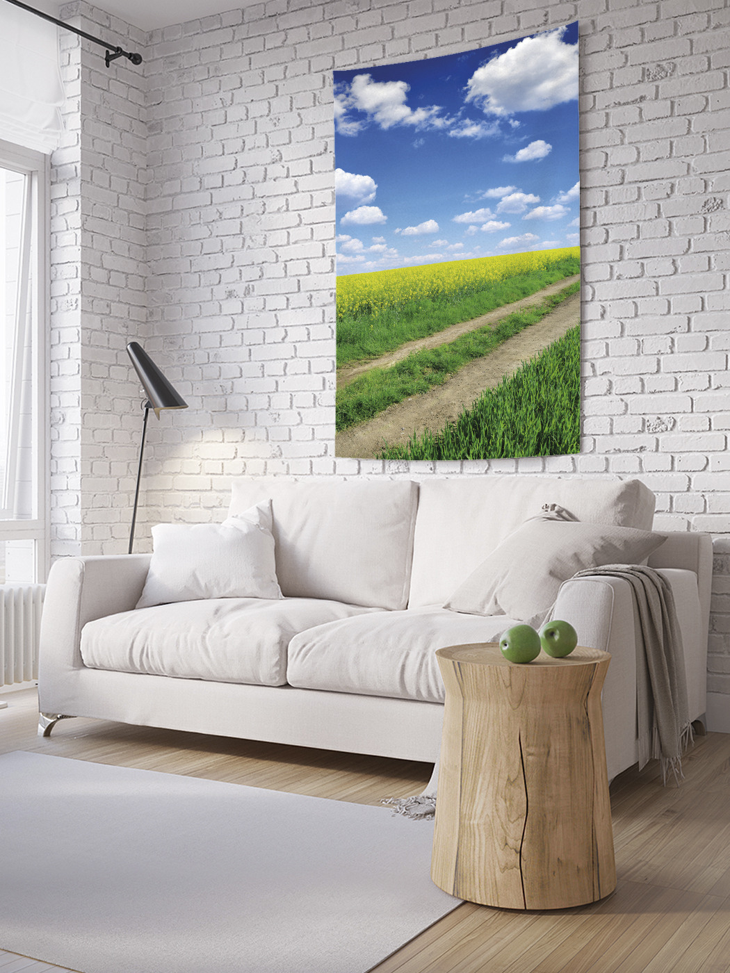 

Вертикальное фотопанно на стену JoyArty Полевая дорога 150x200 см, Полевая дорога