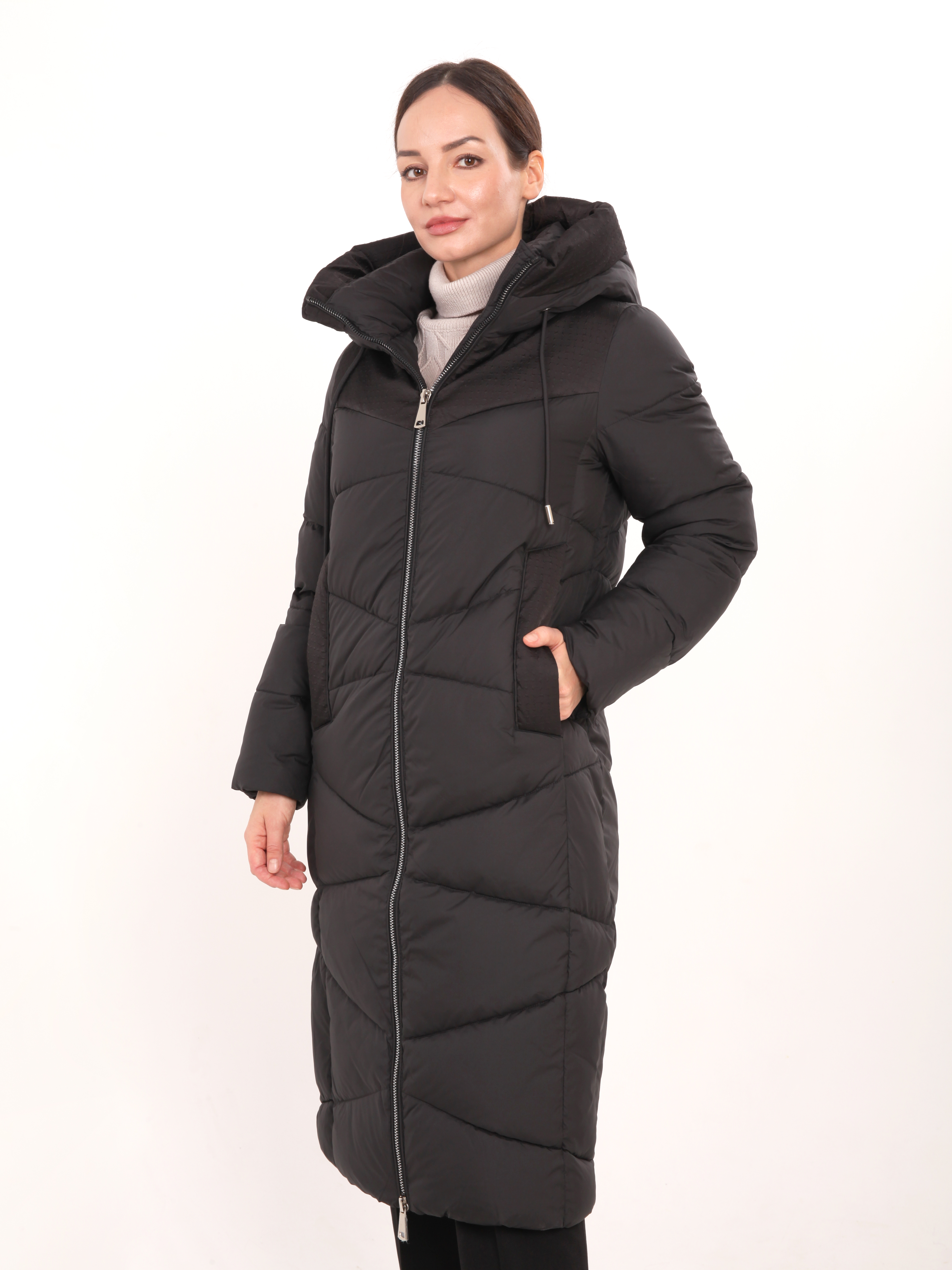 

Пальто женское LABIALI EW2673M черное XL, EW2673M