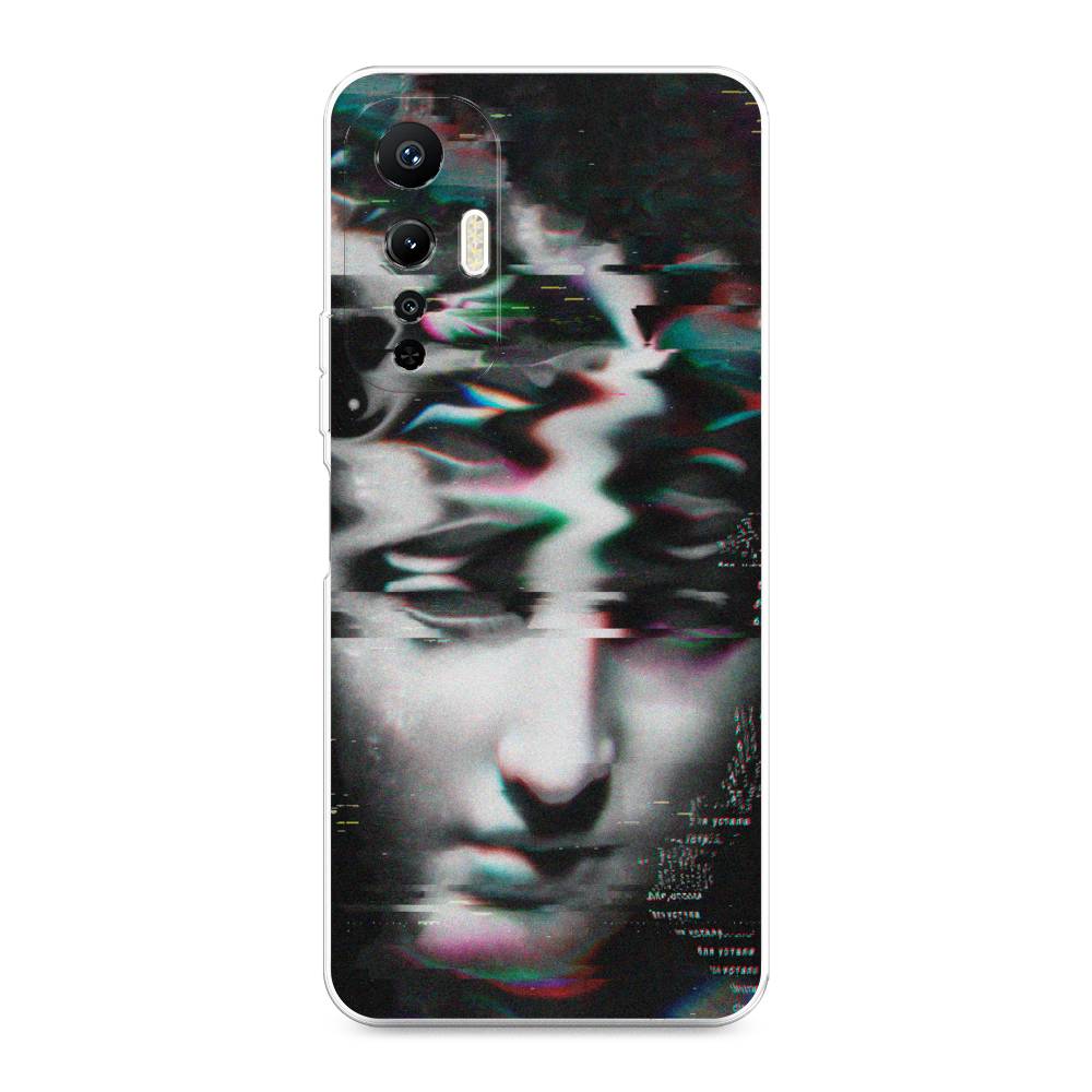 

Чехол Awog на Infinix Hot 20S "Glitch Art", Серый, 3103650-9