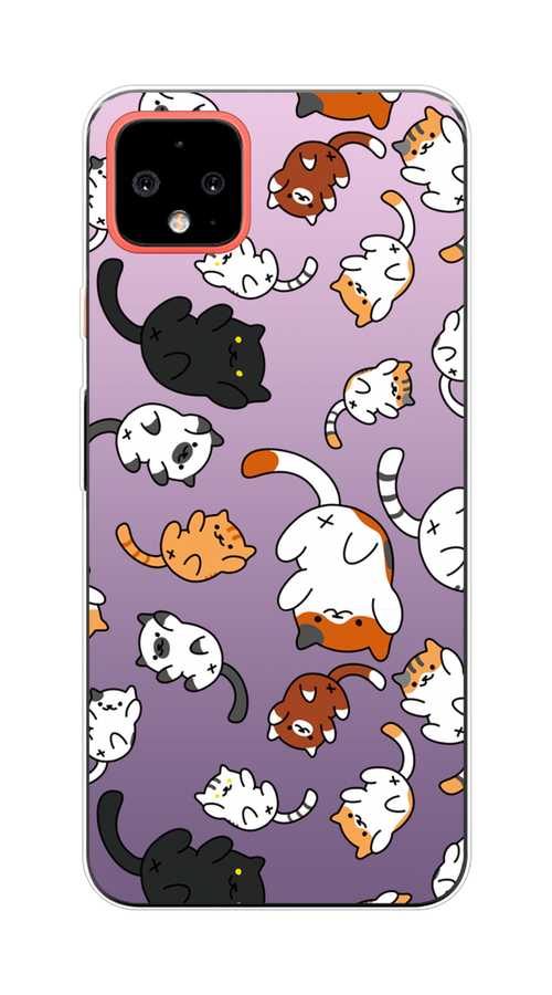 

Чехол Awog на Google Pixel 4 XL "Котопад", Разноцветный, 270550-7