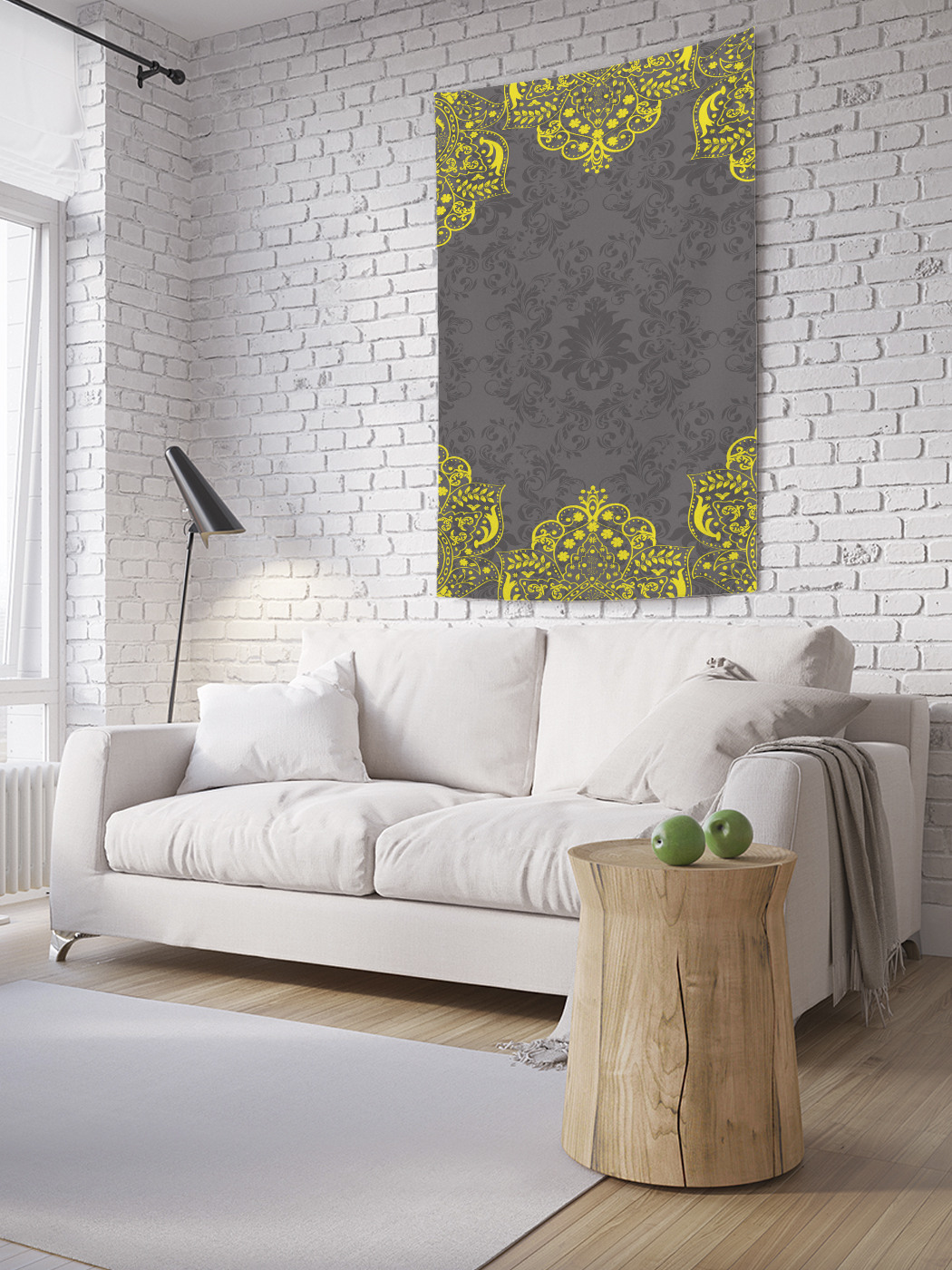 

Вертикальное фотопанно на стену JoyArty Ажурная рамка 150x200 см, Ажурная рамка