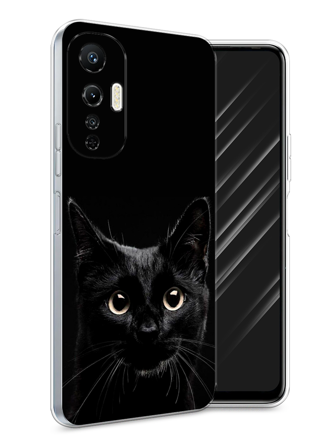 

Чехол Awog на Infinix Hot 20S "Добрый кот", Черный, 3103650-1