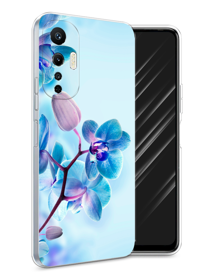 

Чехол Awog на Infinix Hot 20S "Голубая орхидея", Голубой;синий;фиолетовый, 3103650-8