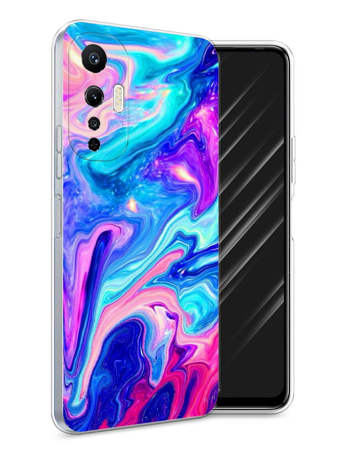 

Чехол Awog на Infinix Hot 20S "Потеки краски", Розовый, 3103650-10