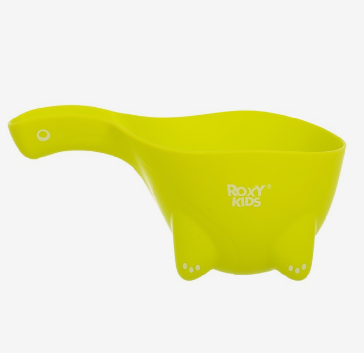 Ковшик для мытья головы Dino Safety Scoop, 800мл., цвет зеленый ROXY-KIDS