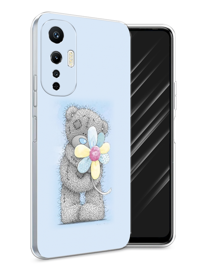 

Чехол Awog на Infinix Hot 20S "Me to you с ромашкой", Голубой;серый;желтый, 3103650-2