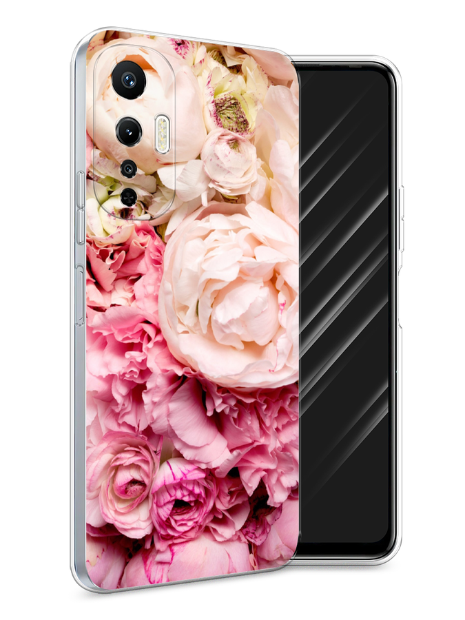

Чехол Awog на Infinix Hot 20S "Пионы яркие", Розовый, 3103650-8