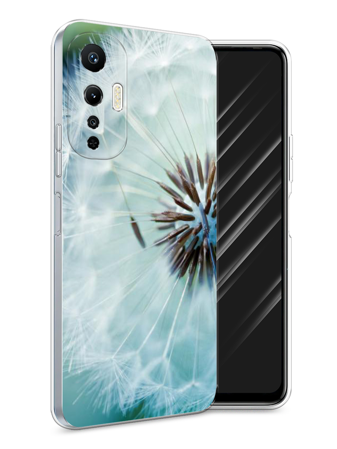 

Чехол Awog на Infinix Hot 20S "Пух одуванчика", Серебристый;серый, 3103650-4