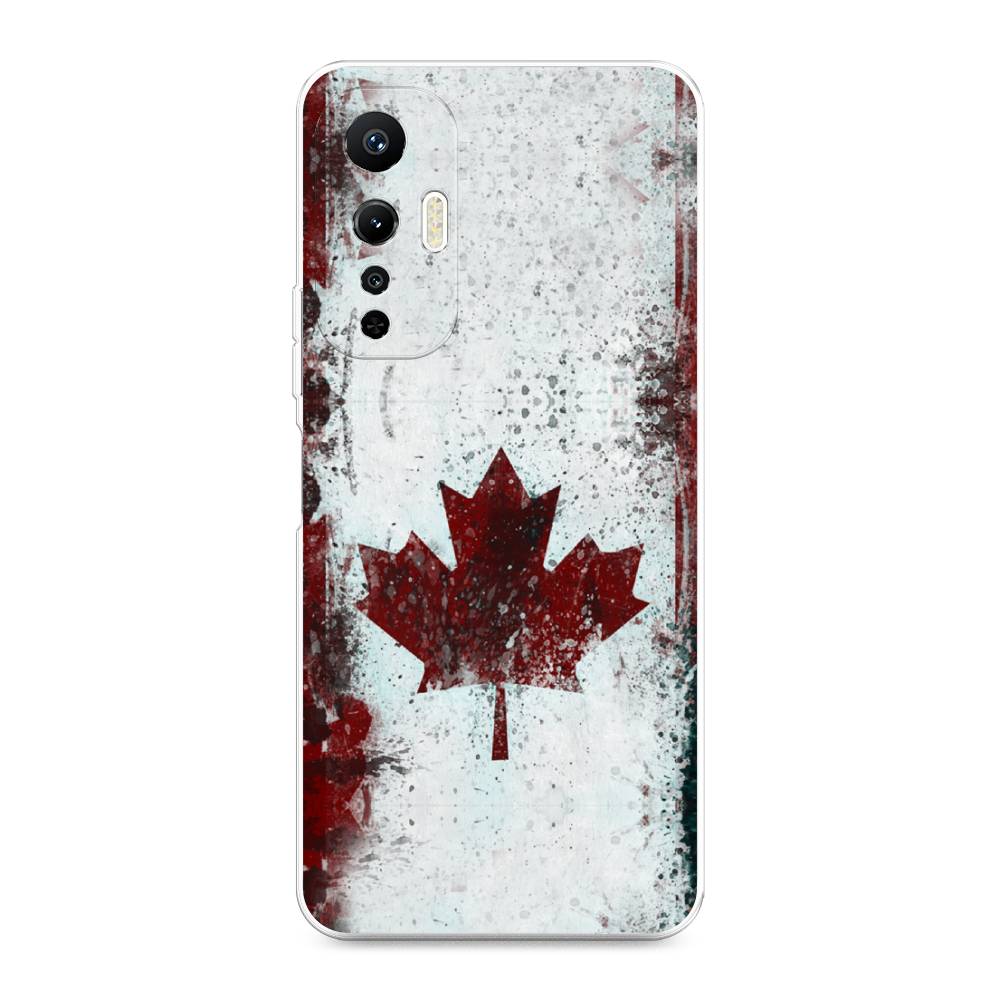 

Чехол Awog на Infinix Hot 20S "Канада", Белый;красный;черный, 3103650-5