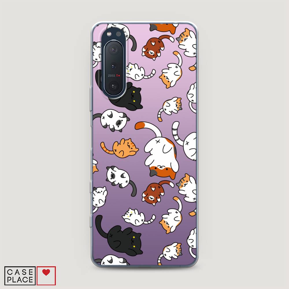 

Чехол Awog на Sony Xperia 5 II "Котопад", Разноцветный, 54750-7
