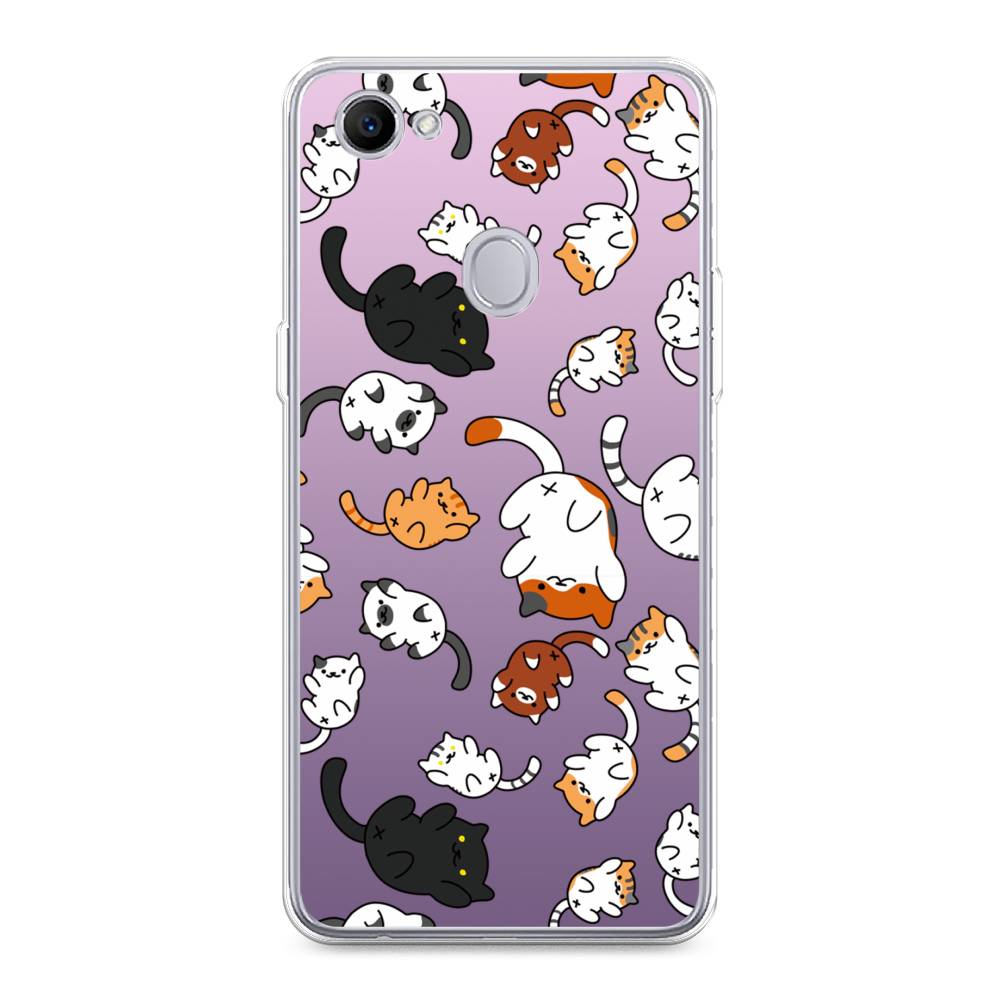 

Чехол Awog на Oppo F7 "Котопад", Разноцветный, 250350-7