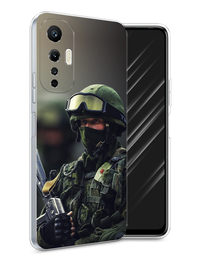 

Чехол Awog на Infinix Hot 20S "Солдат", Зеленый;серый, 3103650-5