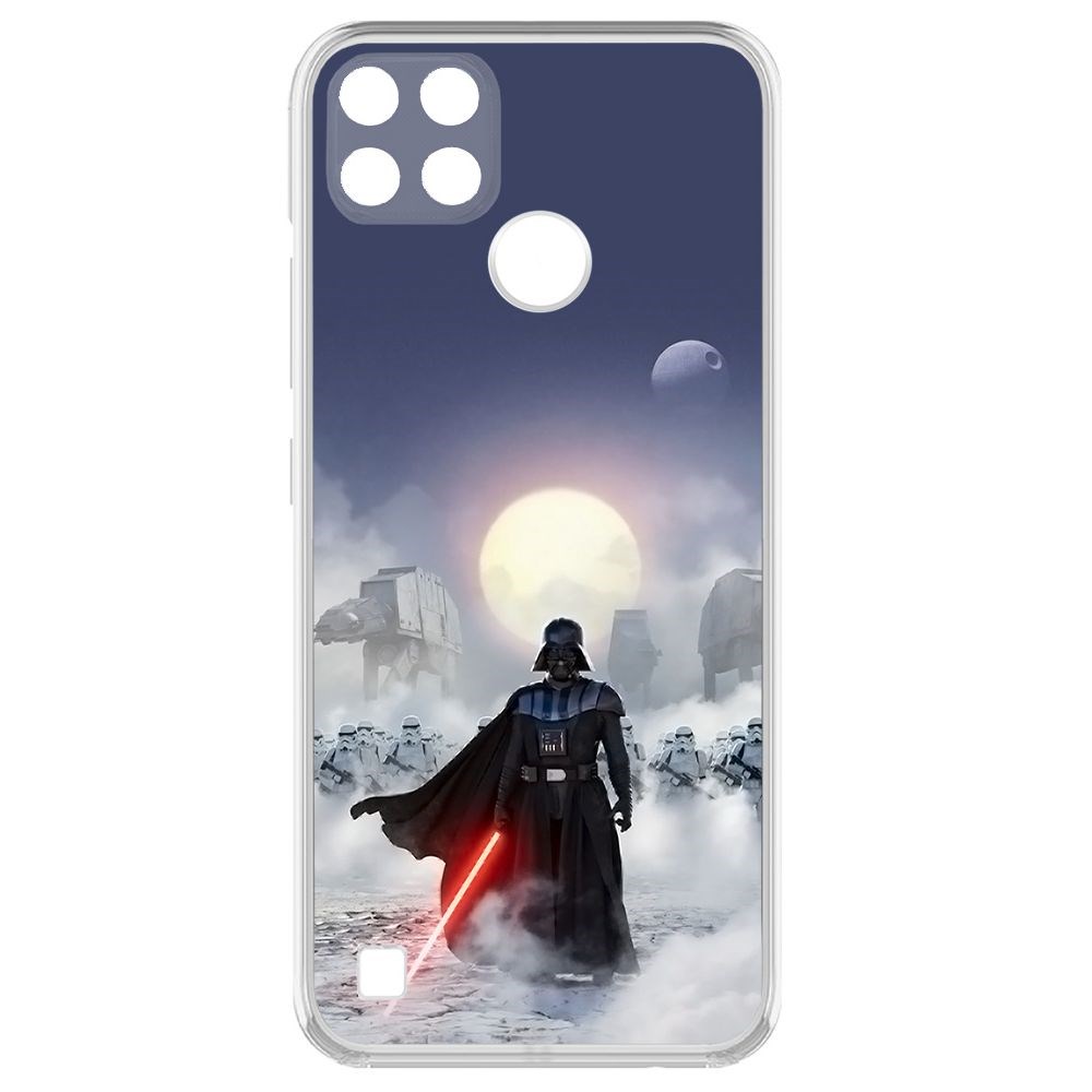 

Чехол-накладка Krutoff Clear Case Звездные Войны. Дарт Вейдер для Realme C25Y, Прозрачный
