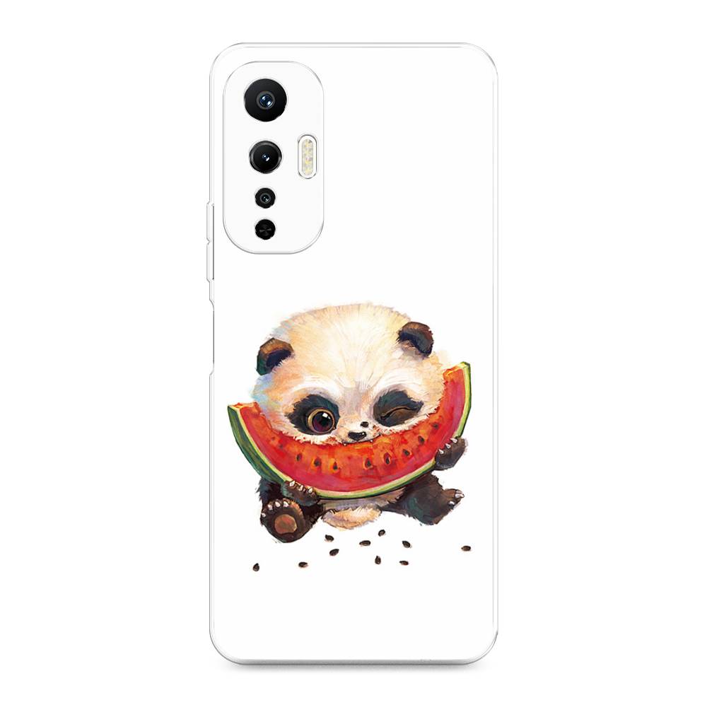 

Чехол Awog на Infinix Hot 20S "Малыш панды с арбузом", Белый;красный, 3103650-1