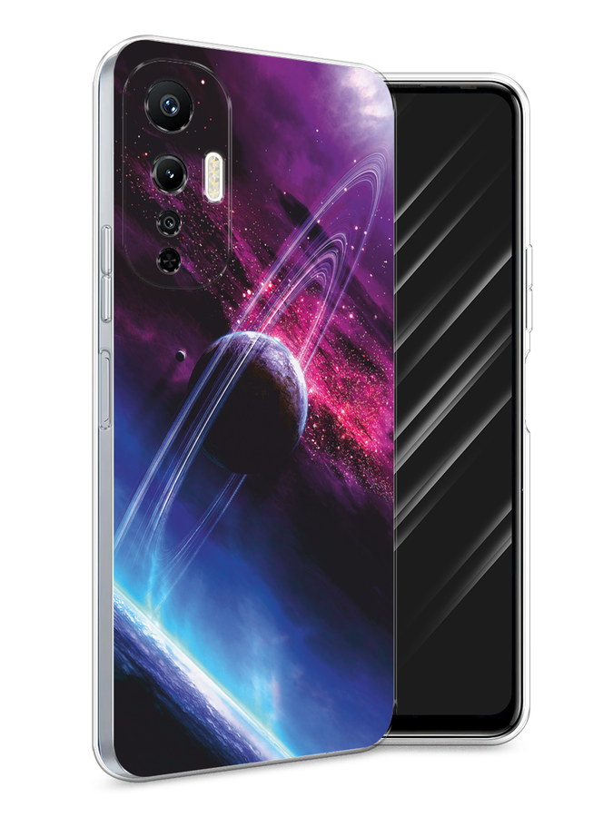 

Чехол Awog на Infinix Hot 20S "Космос 17", Черный;фиолетовый, 3103650-4