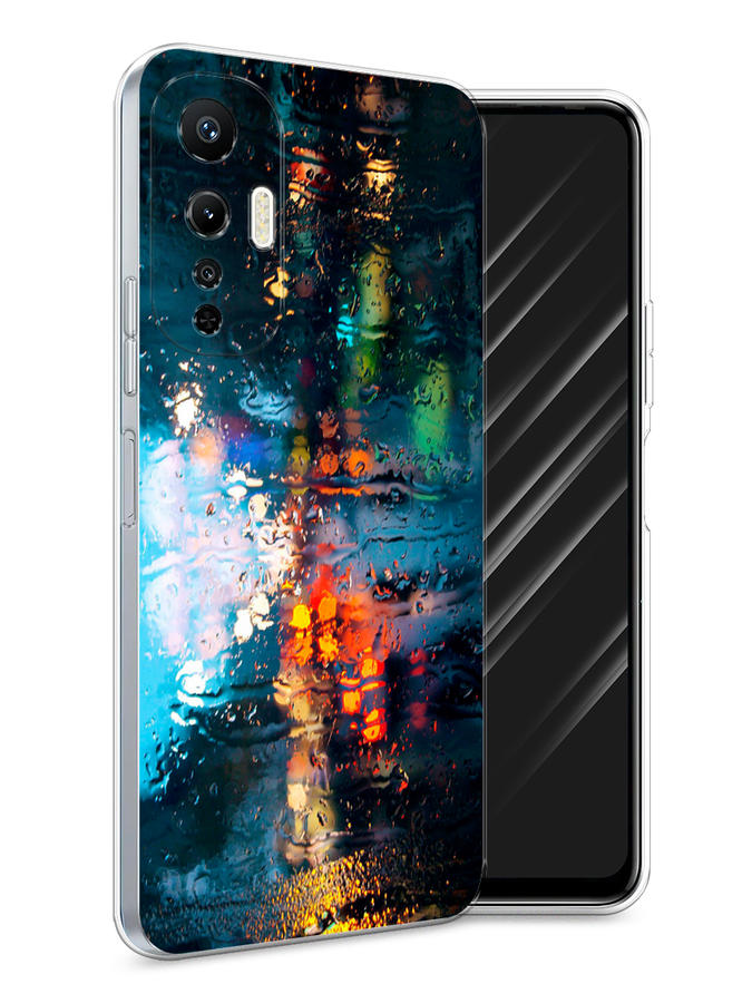 

Чехол Awog на Infinix Hot 20S "Абстракция 28", Голубой, 3103650-3