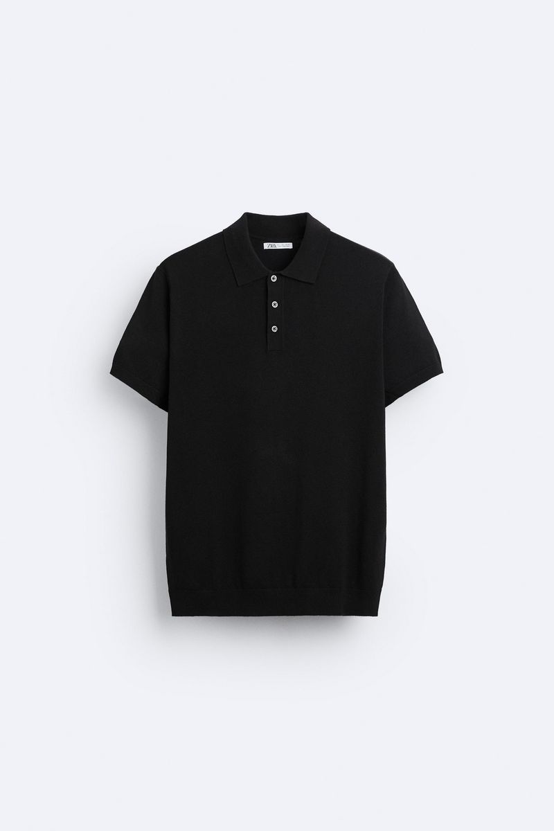 

Футболка мужская ZARA 00304417 черная L, Черный, 00304417
