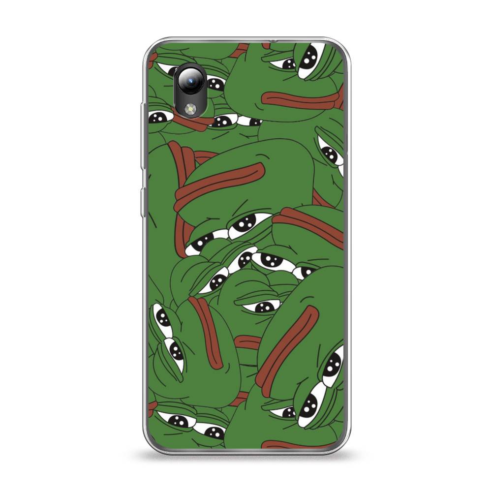 

Чехол Awog на ZTE Blade A3 (2019) / ЗТЕ Блэйд A3 (2019) "Печальный frog", Разноцветный, 132950-9