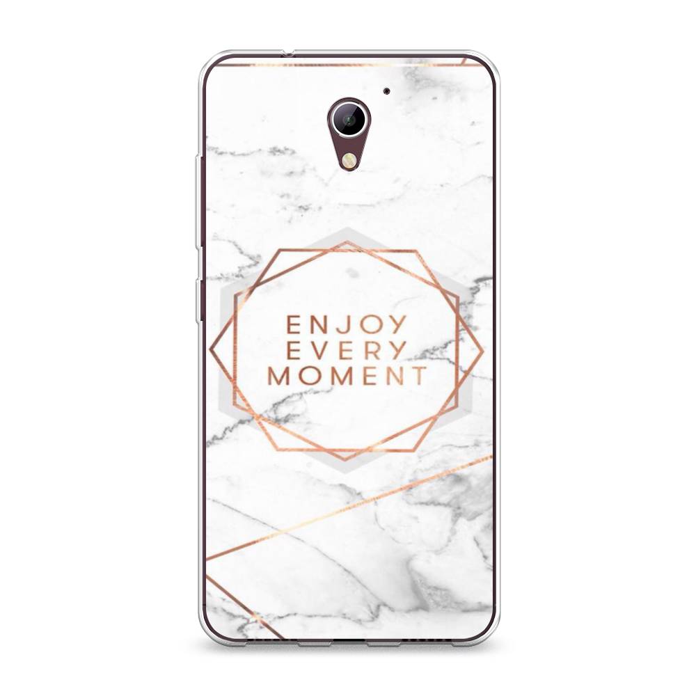 

Чехол Awog на ZTE Blade A510 / ЗТЕ Блэйд A510 "Enjoy every moment мрамор", Разноцветный, 130150-7
