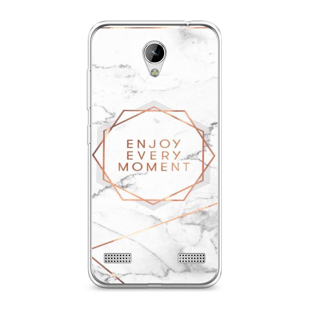 

Чехол Awog на ZTE Blade A520 / ЗТЕ Блэйд A520 "Enjoy every moment мрамор", 132050-7