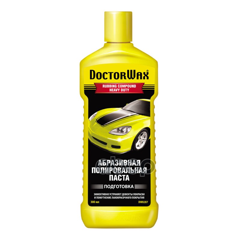

Полироль кузова абразивная 300мл DOCTOR WAX
