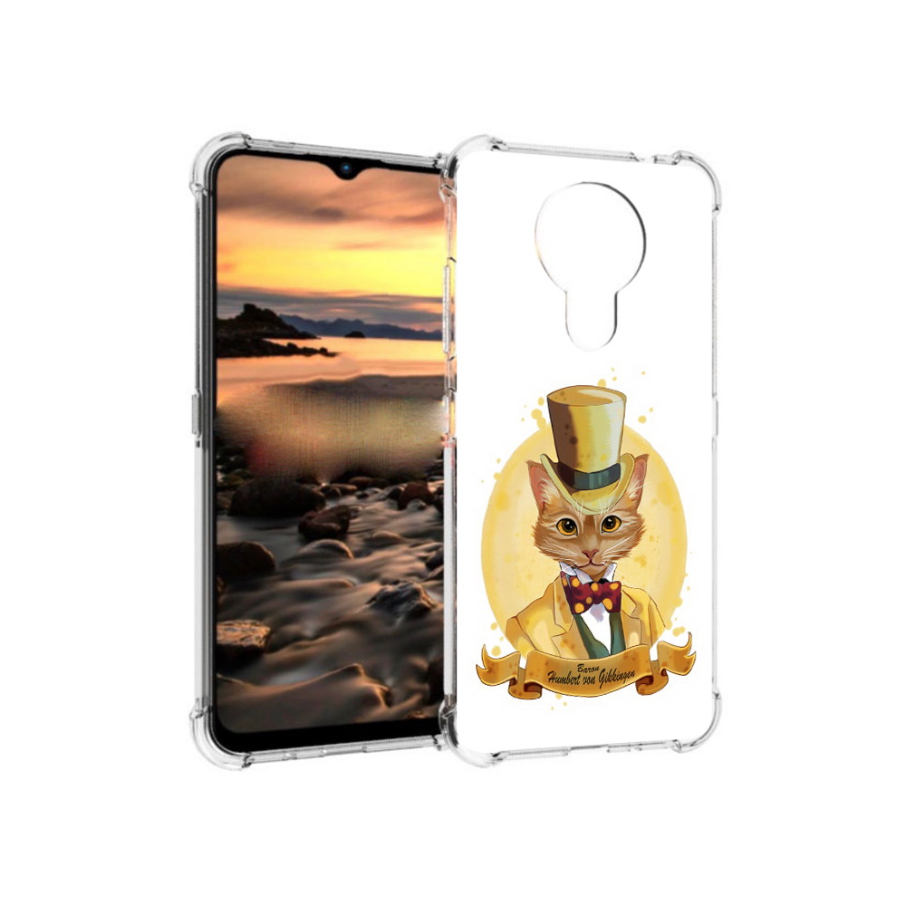 

Чехол MyPads Tocco для Nokia 1.4 кот юрист (PT159954.115.401), Прозрачный, Tocco