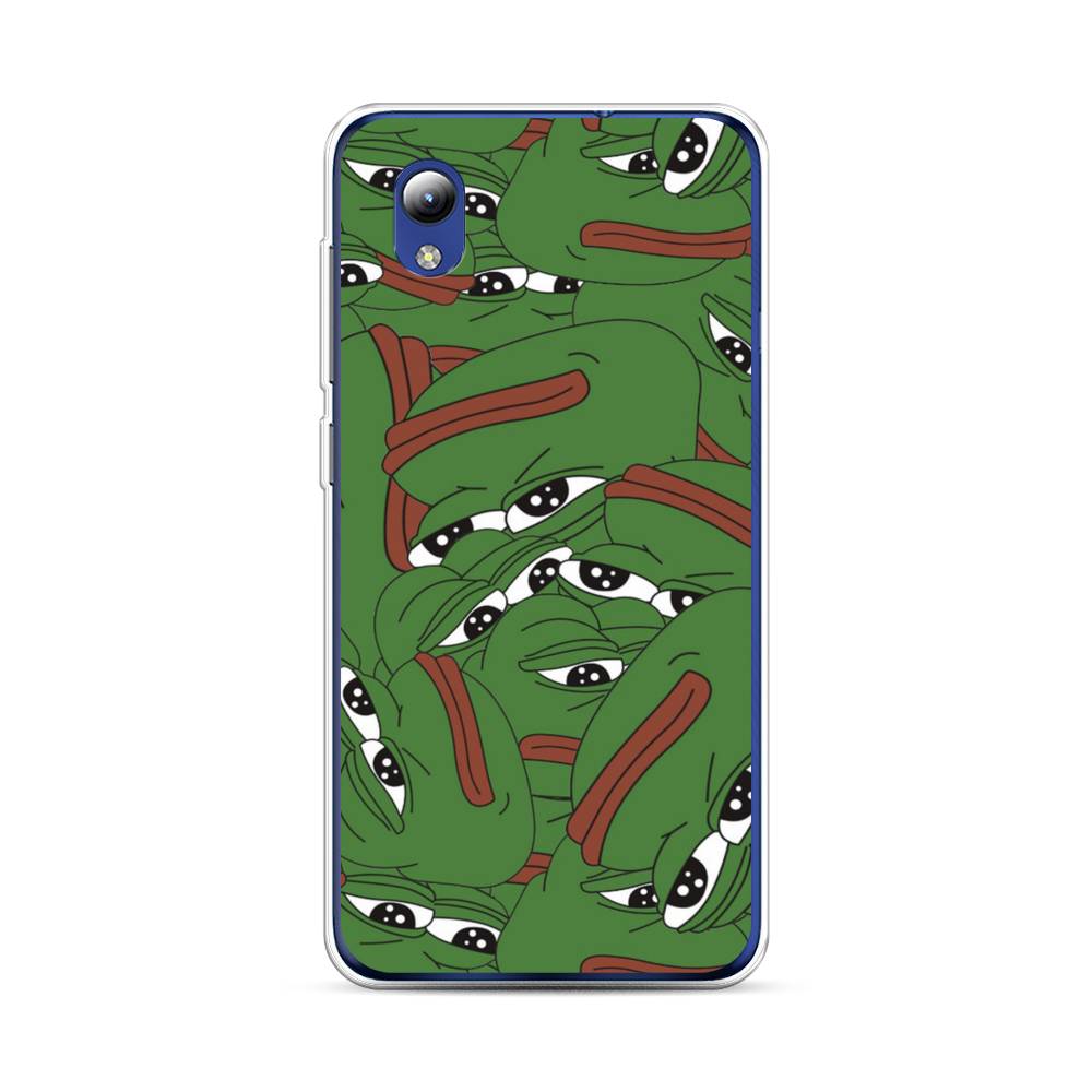 

Чехол Awog на ZTE Blade A31 Lite / ЗТЕ Блэйд A31 Lite "Печальный frog", Разноцветный, 134750-9