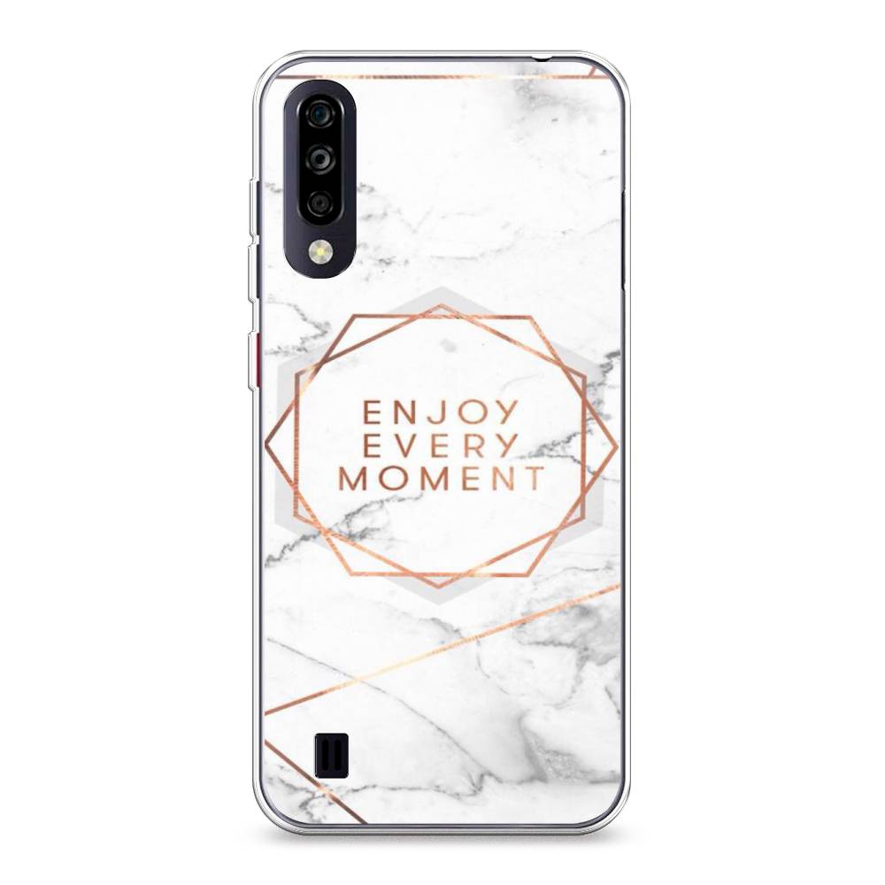

Чехол Awog на ZTE Blade A7 (2020) / ЗТЕ Блэйд A7 (2020) "Enjoy every moment мрамор", Разноцветный, 133750-7