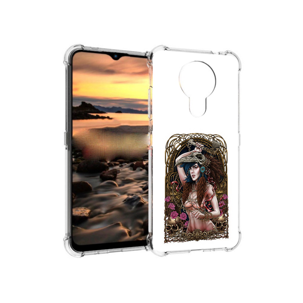 

Чехол MyPads Tocco для Nokia 1.4 красивая девушка рисунок (PT159954.115.407), Прозрачный, Tocco