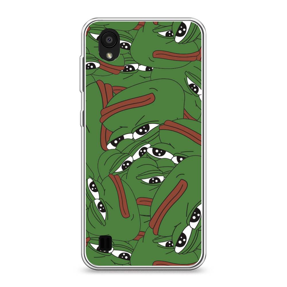 

Чехол Awog на ZTE Blade A5 (2019) / ЗТЕ Блэйд A5 (2019) "Печальный frog", Разноцветный, 133050-9