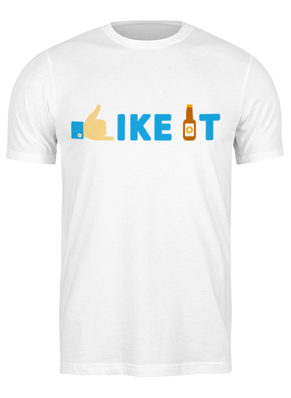 

Футболка мужская Printio Мне нравиться. белая 3XL, Белый, Мне нравиться.