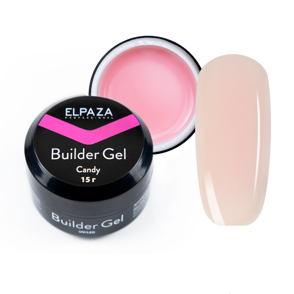 

Гель для наращивания ногтей Elpaza Candy 15 г, Candy