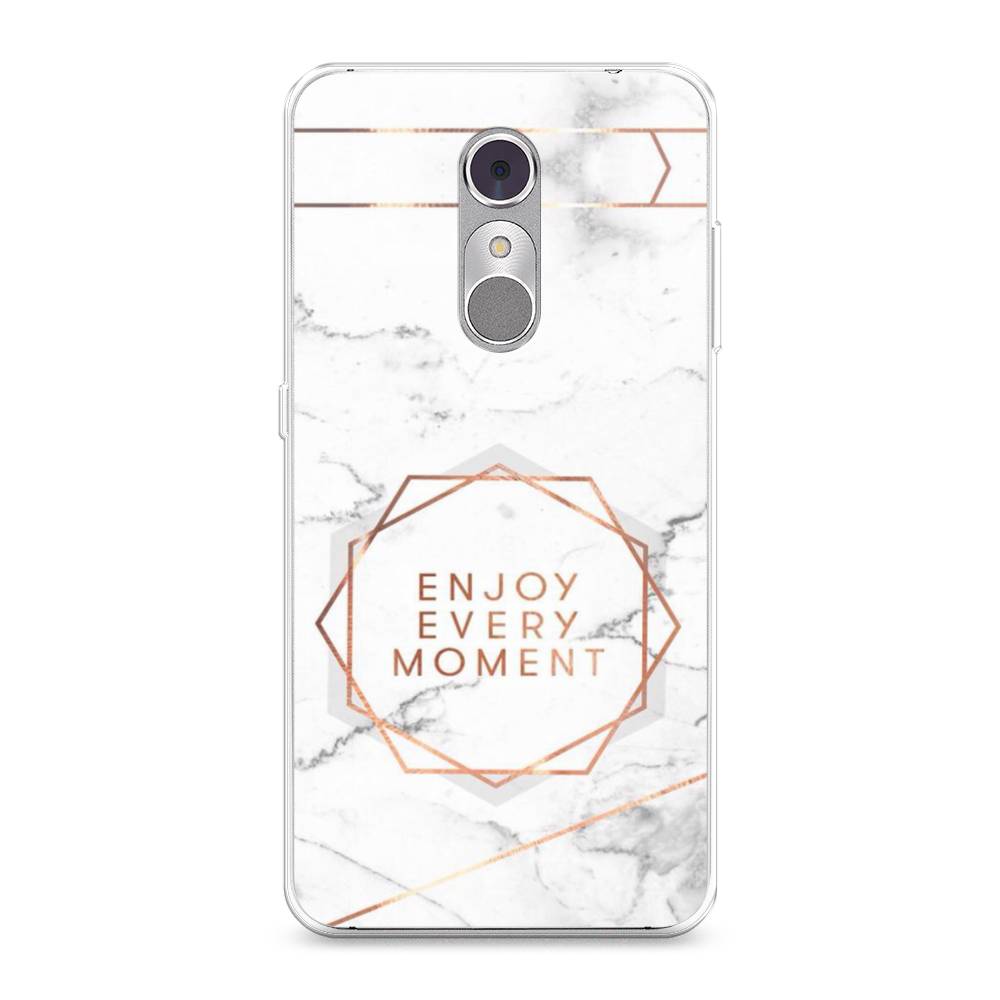 

Чехол Awog на ZTE Blade A910 / ЗТЕ Блэйд A910 "Enjoy every moment мрамор", Разноцветный, 131850-7