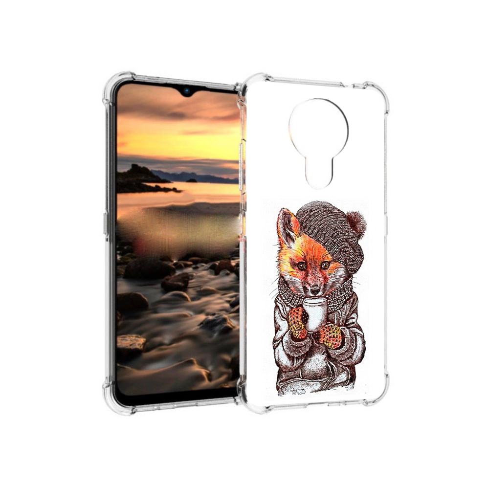 

Чехол MyPads Tocco для Nokia 1.4 лиса в шапке (PT159954.115.437), Tocco